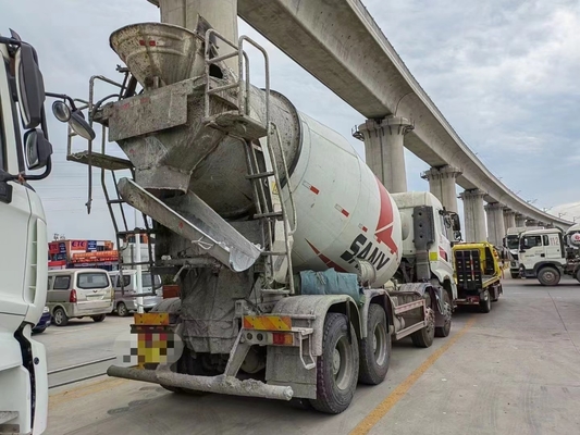 SANY 12 SY412C-8S montato camion cubico usato della betoniera con il motore di Hino