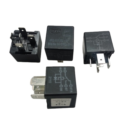 Relè Hella 4RD 933 332-09 5 Pezzi di ricambio 10/20A per macchine da costruzione PIN 24V per SANY