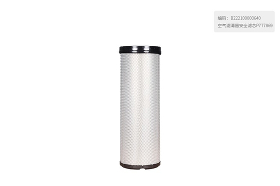 Elemento filtrante P777869 del filtro dell'aria B222100000640 per l'escavatore di SANY