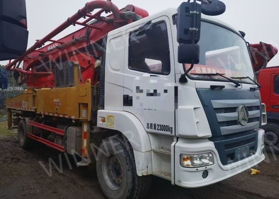2 camion della pompa della seconda mano dell'asse 2019 hanno utilizzato i camion concreti 37m con il telaio di SANY