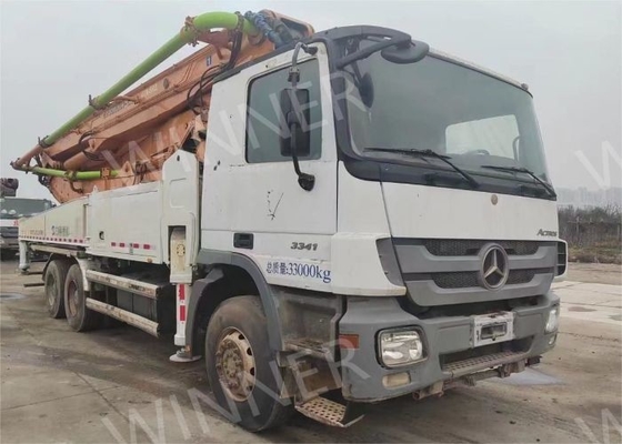 2012 ha usato il camion della pompa per calcestruzzo con l'asse ZLJ5339THB 47m 3 dell'asta