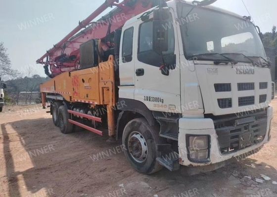 2016 ha utilizzato l'asse SYM5339THBDW 490C-8S del camion della pompa per calcestruzzo SANY 3