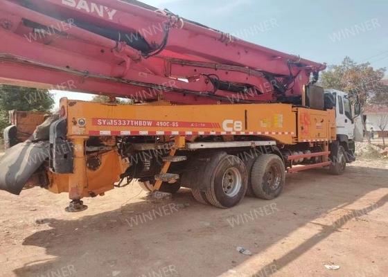 2016 ha utilizzato l'asse SYM5339THBDW 490C-8S del camion della pompa per calcestruzzo SANY 3