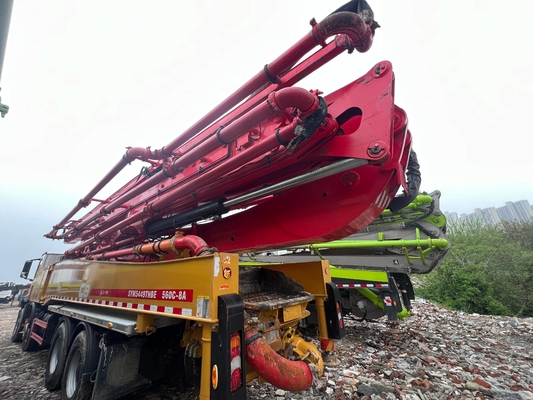 2020 SANY 56m Used Concrete Pump Truck Con Benz Chassis